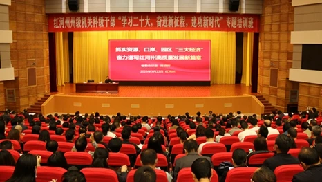 学思践悟 打好“主动战”——红河州委州直机关工委开展“三大经济”专题培训