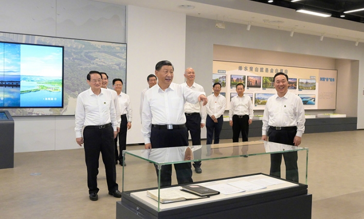 习近平在浙江绍兴市考察调研