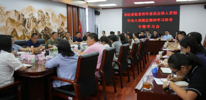 玉溪市纪委监委青年委员会开展深入贯彻中央八项规定精神学习教育专题学习交流