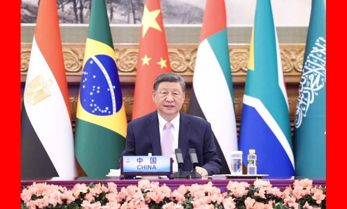 习近平出席金砖国家领导人线上峰会并发表重要讲话