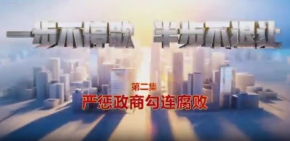电视专题片《一步不停歇 半步不退让》第二集《严惩政商勾连腐败》