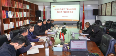 玉溪市委市直机关工委召开2025年度民主生活会