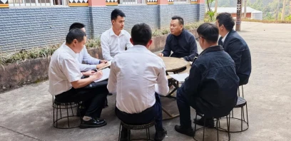 云南联云集团党委书记、董事长一行赴普洱市澜沧县南岭乡走访调研