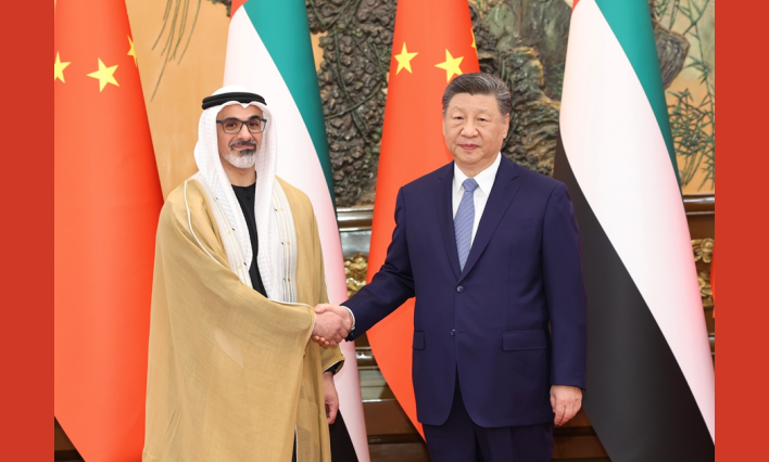 习近平会见阿联酋阿布扎比王储哈立德