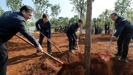 省领导、驻滇部队领导参加义务植树活动坚持不懈把树种在群众身边 久久为功推进绿美云南建设王宁王予波刘洪建刘晓凯等参加