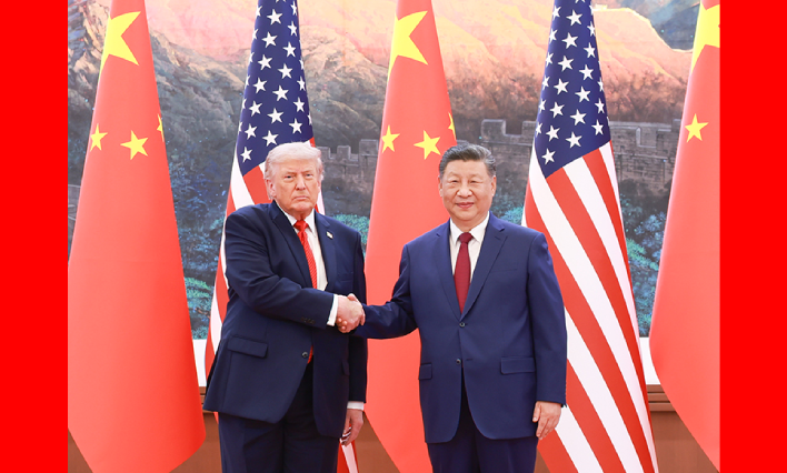 习近平同美国总统特朗普会谈