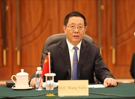 王予波会见斯里兰卡贸易商业粮食安全与合作发展部部长瓦桑塔·萨马拉辛哈