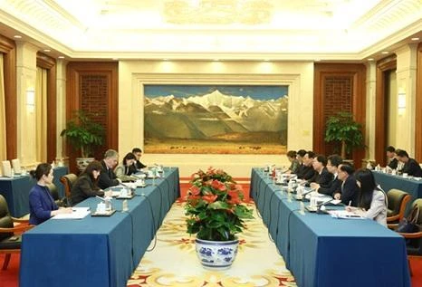 王宁会见意大利驻华大使安博思