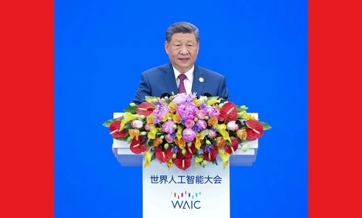 习近平出席2026世界人工智能大会暨人工智能全球治理高级别会议开幕式并发表主旨讲话
