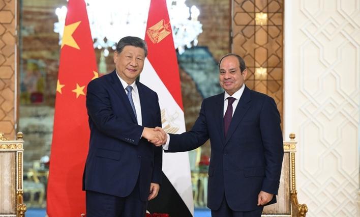 习近平同埃及总统塞西会谈