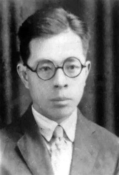 这是谷雄一像（扫描图片）。